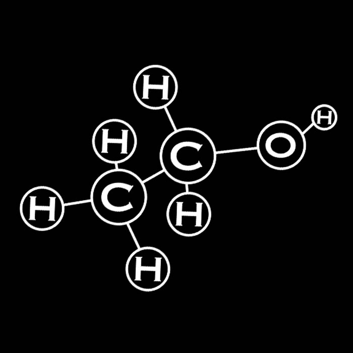 Alcohol Molecule Tshirt