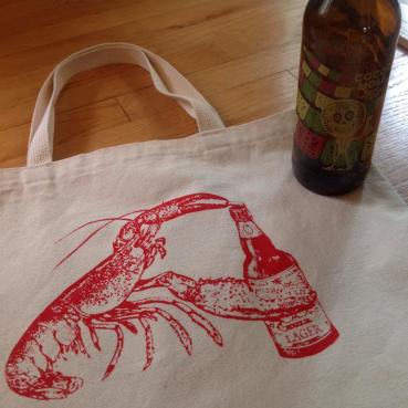 lobster beach bag