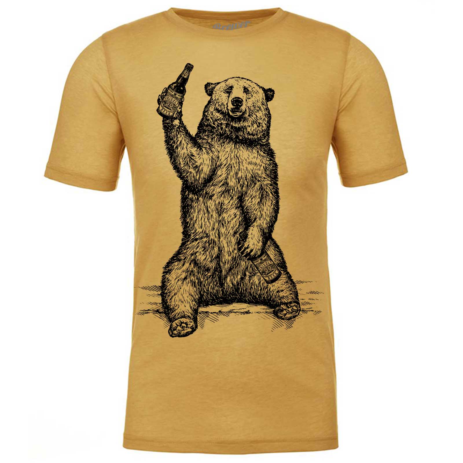 bear drinking beer shirt